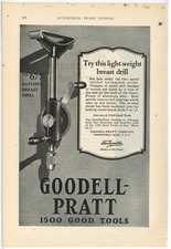 1924 Goodell Pratt Co. Ad: No 677 Ratchet Breast Drill - Greenfield, MA picture