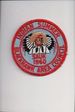1960 Blackhawk Area Council Indian Summer Sauk patch picture
