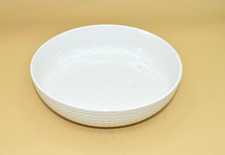 UNITED AIRLINES ~ WHITE BASKETWEAVE LARGE BOWL ~ BL001R ~ 7