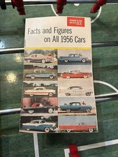 February 1956 Popular Science Magazine Facts & Figures on All Cars Ford Chevy picture