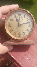 K201 Vintage rare Westclox baby Ben painted red old luminous alarm clock picture