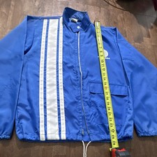 Pan Am Blue Full Zip Jacket with White Stripes & Drawstring Hem picture