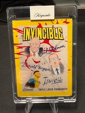 2026 Invincible #419 Triple Laser SignaGraph 5/20 + Free Pack picture