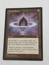 1997 Magic MTG Lotus Petal Tempest #294 EN Common Excellent Vintage picture