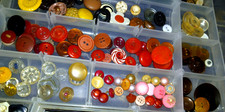 XL Vintage  Bakelight,Glass,Ceramic,Wood, Buttons Lot Mixed picture