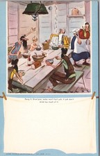 Artist PAUL WEBB Hillbilly Comic Advertising Postcard