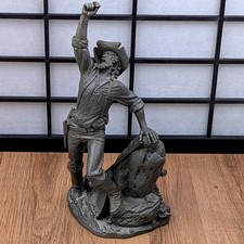 Jim Ponter The Prospector Fine Pewter Sculpture Western Heritage Museum 1980 picture