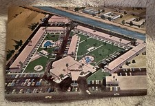 Vintage Safari Hotel Scottsdale AZ Chrome Postcard Aerial View Petley Unused picture