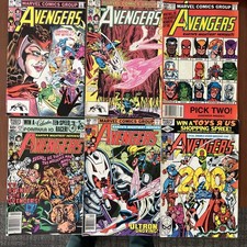 Avengers #200, 202, 216, 221, 231, 234. All Mid Grade. C Pix, Notes & Store picture