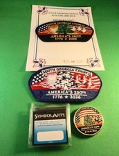 SSP  SOUTH GEORGIA AREA COUNCIL - USA 250th BIRTHDAY ISSUE 1776 2026 SET 1/250 picture