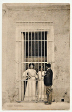 Cuban postcard Cuban Courtship, Never Mailed picture