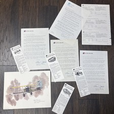Vintage Galloway Prints Letters Cards United Airlines Collector 1970s & MORE picture