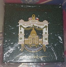 2022 Texas State Capitol Chirstmas Ornament, New Sealed In Box picture