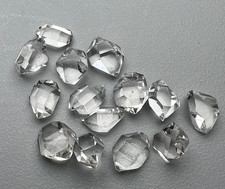 12 pcs Herkimer diamond crystals 9-10mm - Undrilled picture