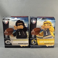 NFL Oyo Sports Lot Birmingham Iron + San Diego Fleet. Both New Sealed picture