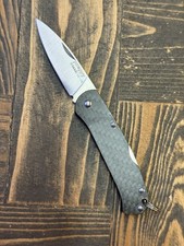G-SAKAI PREPPY Japanese VG10 Carbon Fiber Handle Folding Knife Japan Made Used picture