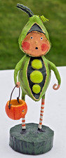 RARE Lori Mitchell SWEET PEA with Halloween Pumpkin Trick or Treat Figurine picture