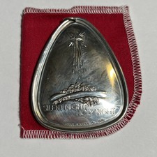 Vintage Towle Sterling Silver Ornament Silent Night 1978 picture
