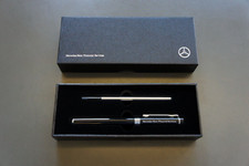 NIB Genuine Mercedes-Benz Financial Services Black Ballpoint Roller Ball Pen picture