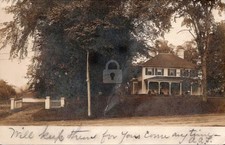 Mendon MA George Homestead c1905 Massachusetts RPPC Photo Postcard COPY picture
