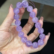 Natural Lavender Amethyst 10mm Creamy Body Single Row Bracelet picture