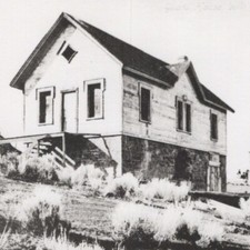 Vintage 1940s RPPC Guardhouse Old Fort Dalles Wasco County Oregon Postcard picture