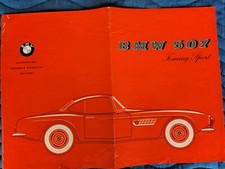 ❤️ Genuine Original 1957 BMW 507 Touring Sport Brochure Dated 9.57 German Text  picture