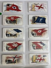 Ogdens Cigarette Cards 1906 Flags & Funnels of Leading Steamship Lines Full Set picture