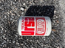 Vintage Texaco Ursa Oil Extra Duty Motor Oil Tin Metal 1 Quart Oil Can *full* picture