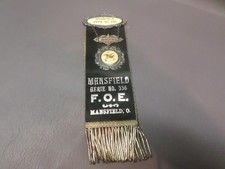 VINTAGE F.O.E. FRATERNAL ORDER OF EAGLES RIBBON & MEDAL - AERIE NO. 336 - OHIO picture