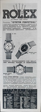 ROLEX Oyster Perpetual Watch Rotating System 1942 Advertisement Clipping picture