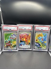 2026 Pokémon First Partner Series 1 Kanto Starters Sequential PSA 10 Set of 3 picture