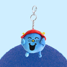 Mr. Men and Little Miss Plush Doll Little Miss Giggles 10cm Key chain Bag Charm picture