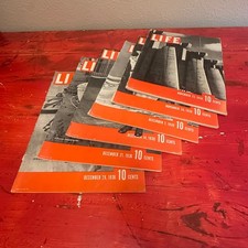 Vintage LIFE Magazine Lot 1936 6 Issues Nov 23 to Dec 28 First Ever Edition picture