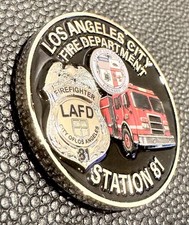 LAFD Challenge Coin LOS ANGELES FIRE DEPARTMENT Station 81 picture