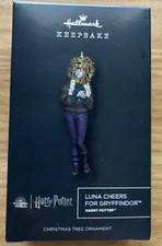 Hallmark 2023 NYCC SDCC Harry Potter Luna Cheers for Gryffindor Ornament NEW picture