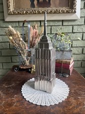 Vintage Pottery Barn Empire State Building 15” Cocktail Shaker Rare NYC Barware picture