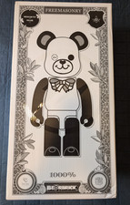 Bearbrick 1000% FRAGMENT X FREEMASONRY WHITE MEDICOM TOY 2017 Be@rbrick RARE picture