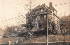 c1910 Home 526 Warburton Ave Yonkers NY Westchester Co RPPC Photo Postcard COPY picture