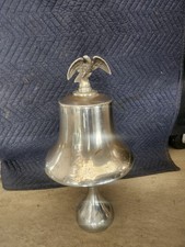 LARGE VINTAGE AMERICAN LAFRANCE FIRE ENGINE / TRUCK CHROME BELL picture