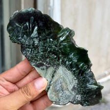 206g Rare Natural Seraphinite Slab Quartz Crystal Reiki Healing (Collection Lv.) picture