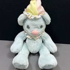 Precious Moments by Enesco Put On A Happy Face Clown Plush Bear Blue SoftJointed picture