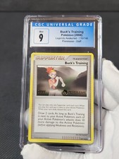 2008 Pokemon D&P Buck's Training LA Prerelease Staff Graded Pokémon Card CGC 9 picture