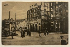 Lille France WWI Ruins Alhambra Theatre Real Photo Postcard picture