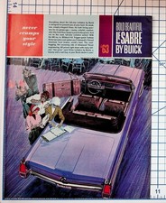 1963 Buick LeSabre Convertible Vintage Car Ad Magazine Print picture