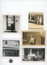 (5) Vintage PAREODOLIA photos / GHOSTS in the GLASS - Window Reflection Shapes picture