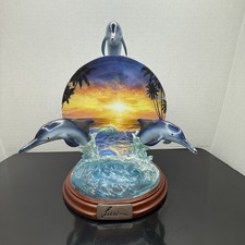 Bradford Exchange Dolphin Majesty Plate Paradise Discovery Lassen 2000 picture
