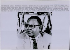 LG863 1969 Wire Photo PREMIER MOHAMMED EGAL Somalia Youth League Nairobi Kenya picture