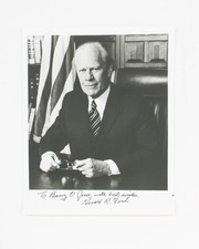 Gerald Rudolph FORD: Portrait photograph inscribed and signed by Gerald Ford 'To picture