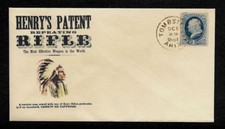 1880s Henry's Repeating Rifle Hunting Ad Reprint Collector's Envelope OP1367 picture